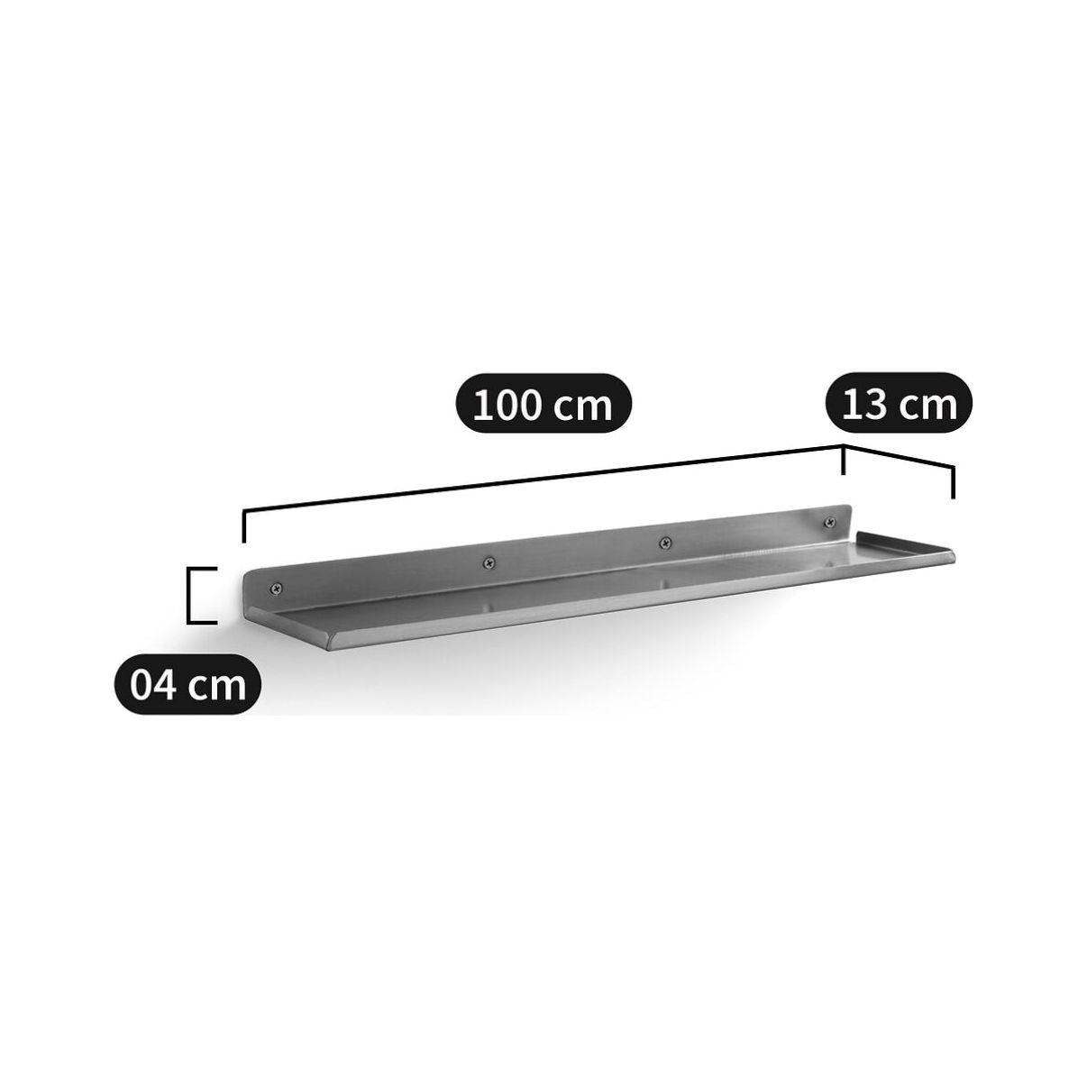 100cm Metal Wall Shelf