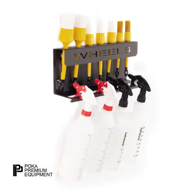 Poka Premium Brush And Bottle Holder 40cm - WHEELS