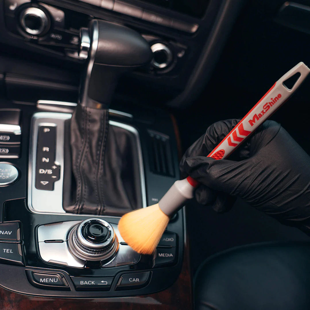 Maxshine Detailing Brush – Red & Grey - Ultra Soft 12mm