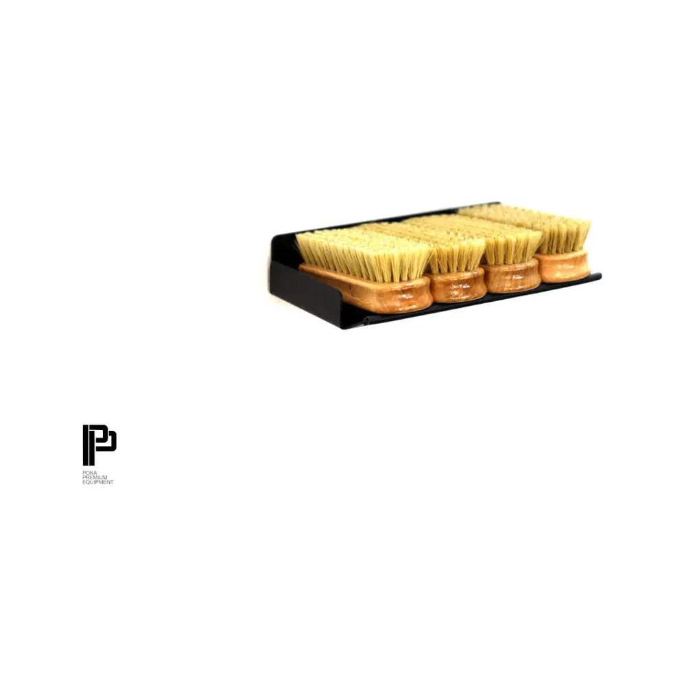Poka Premium Leather and Upholstery Brush Shelf 40cm