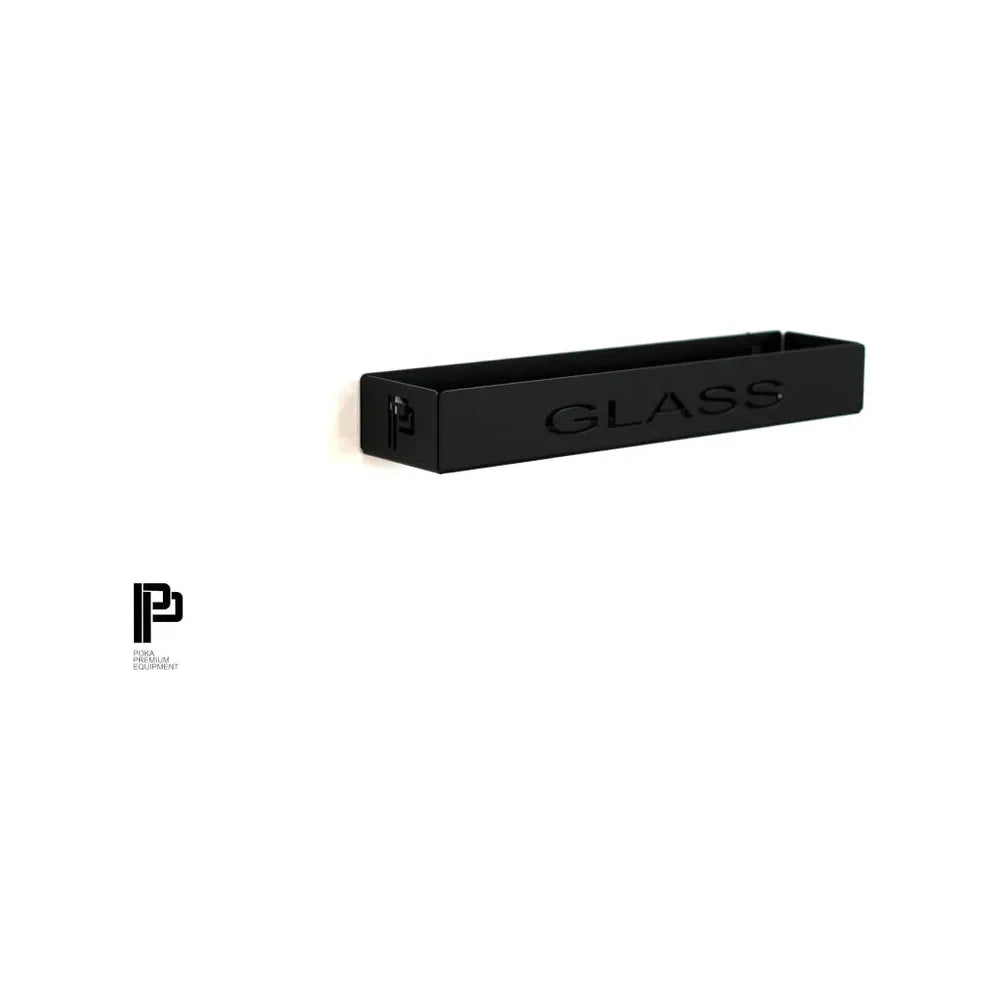 Poka Premium Bottle Holder Tray 40cm - GLASS