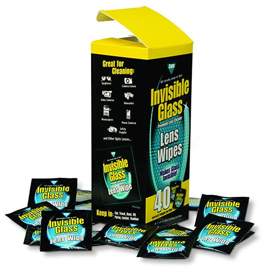 Invisible Glass Lens and Screen Wipes - 20 wipes